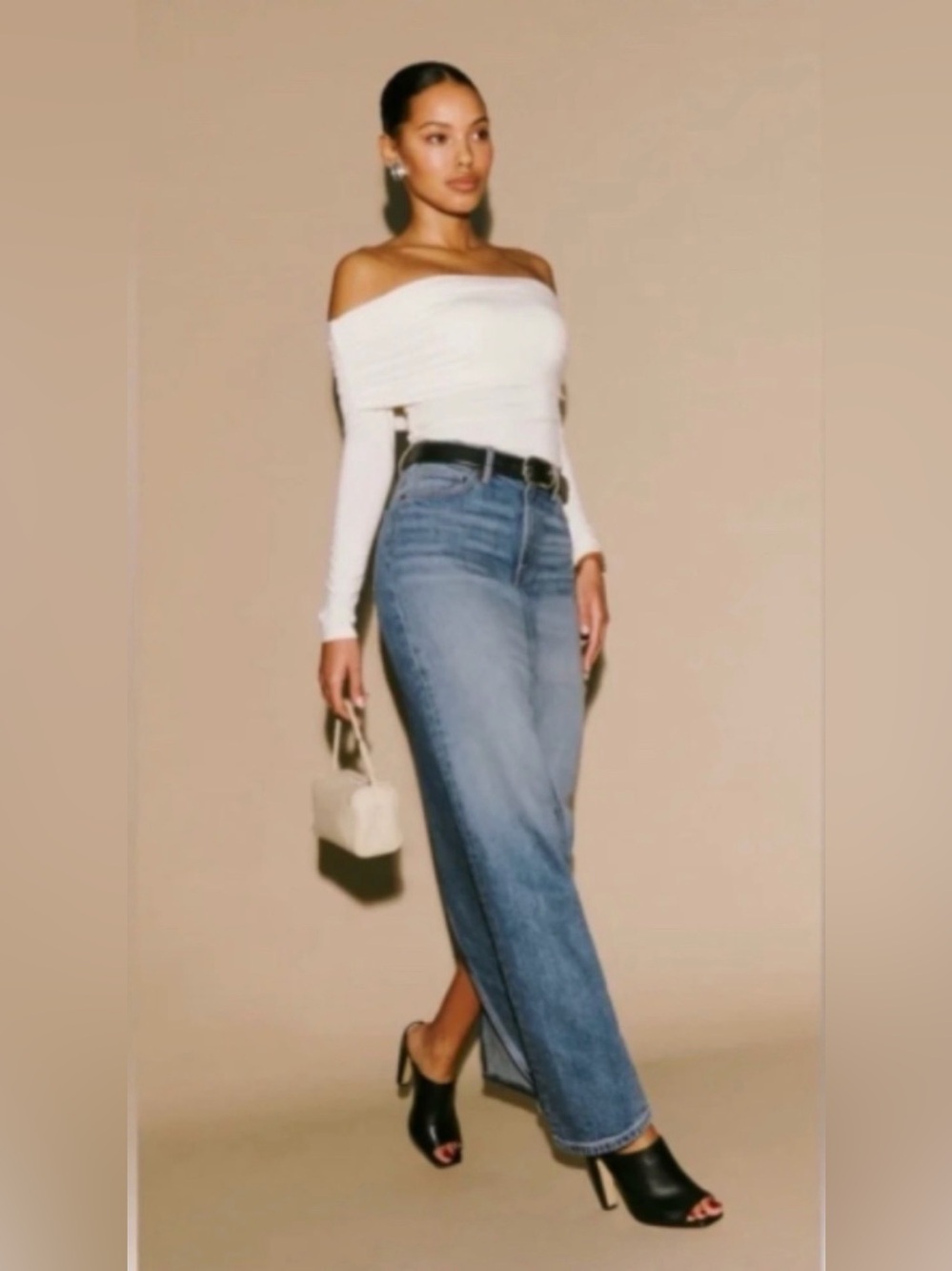 Reformation Daria Ultra High Rise Denim Maxi Skirt – Size 27 – Like N